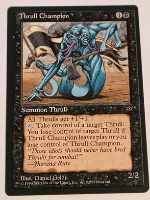 Carta Magic Thrull Champion [fallen Empires] Mtg Creature