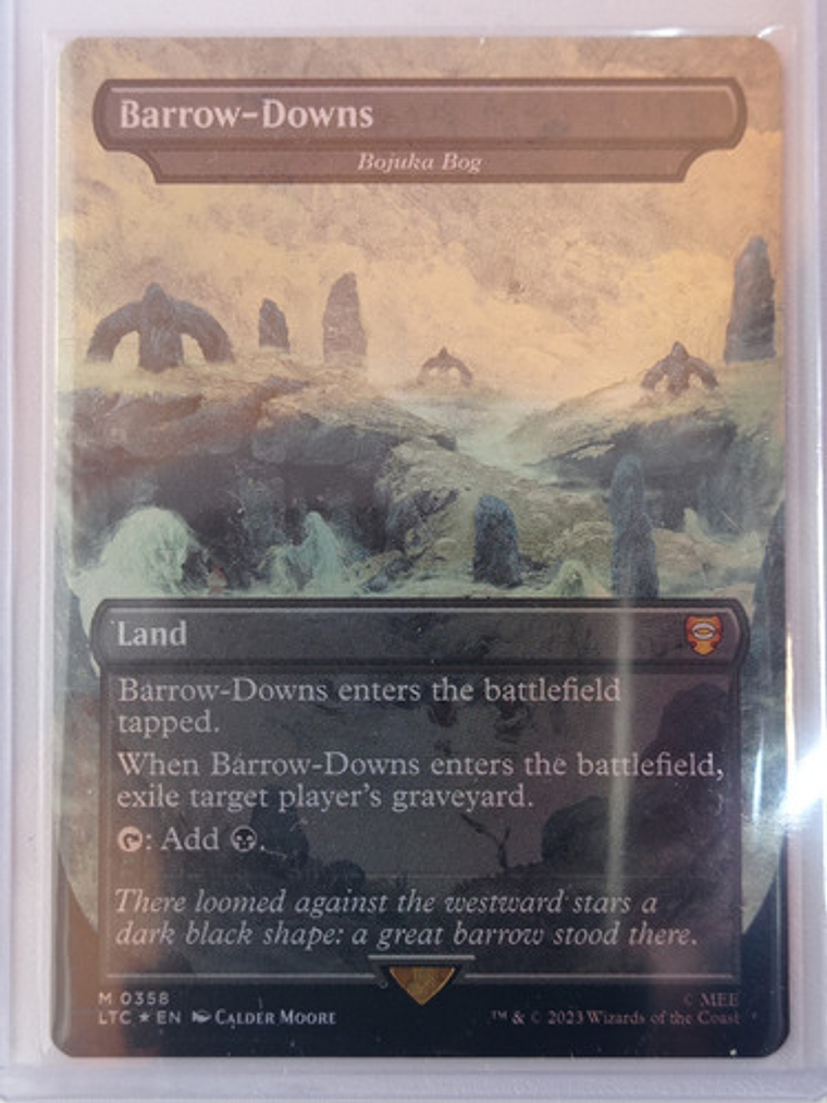 Carta Magic Barrow-downs (foil) [middle Earth] Mtg Land 1