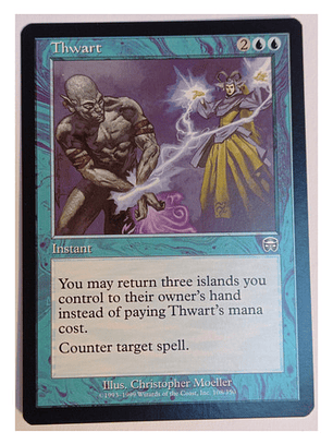 Carta Magic Thwart [mercadian Masques] Mtg Instant