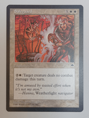 Carta Magic Safeguard [tempest] Mtg Enchantment