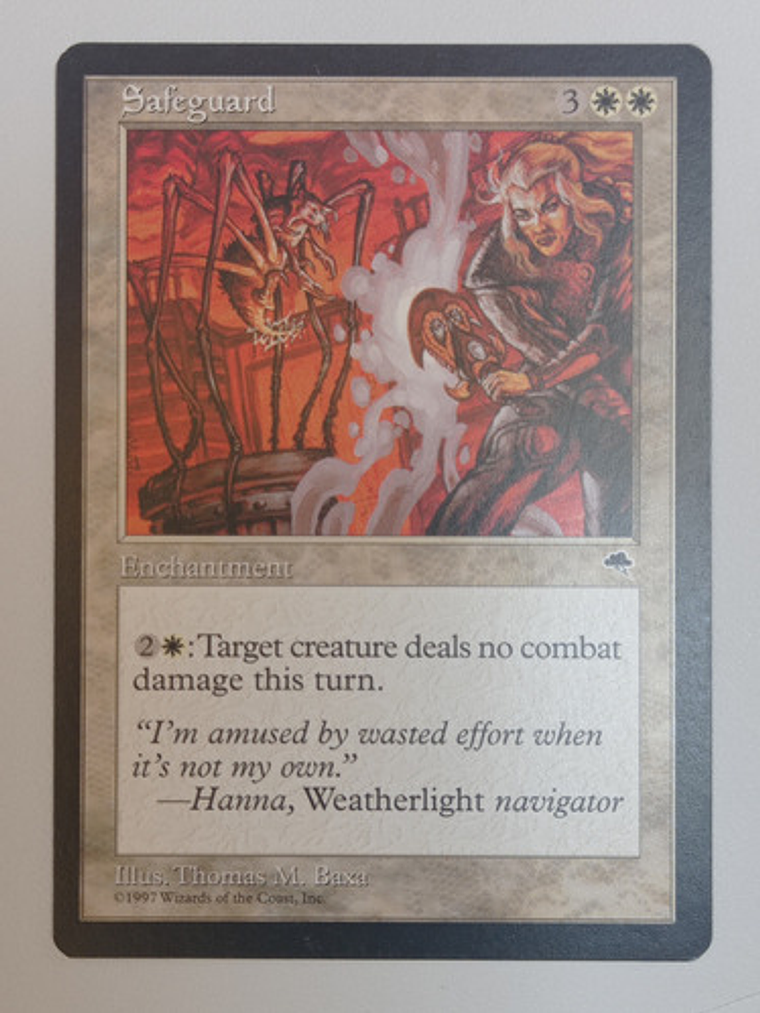 Carta Magic Safeguard [tempest] Mtg Enchantment 1