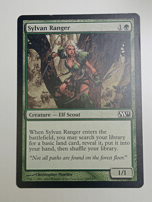 Carta Magic Sylvan Ranger [m11] Mtg Elf