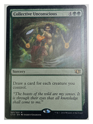 Carta Magic Collective Unconscious [c14] Mtg Sorcery