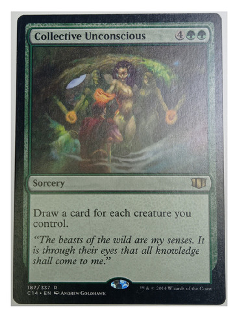Carta Magic Collective Unconscious [c14] Mtg Sorcery 1