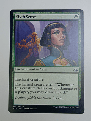 Carta Magic Sixth Sense [amonkhet] Mtg Enchantment