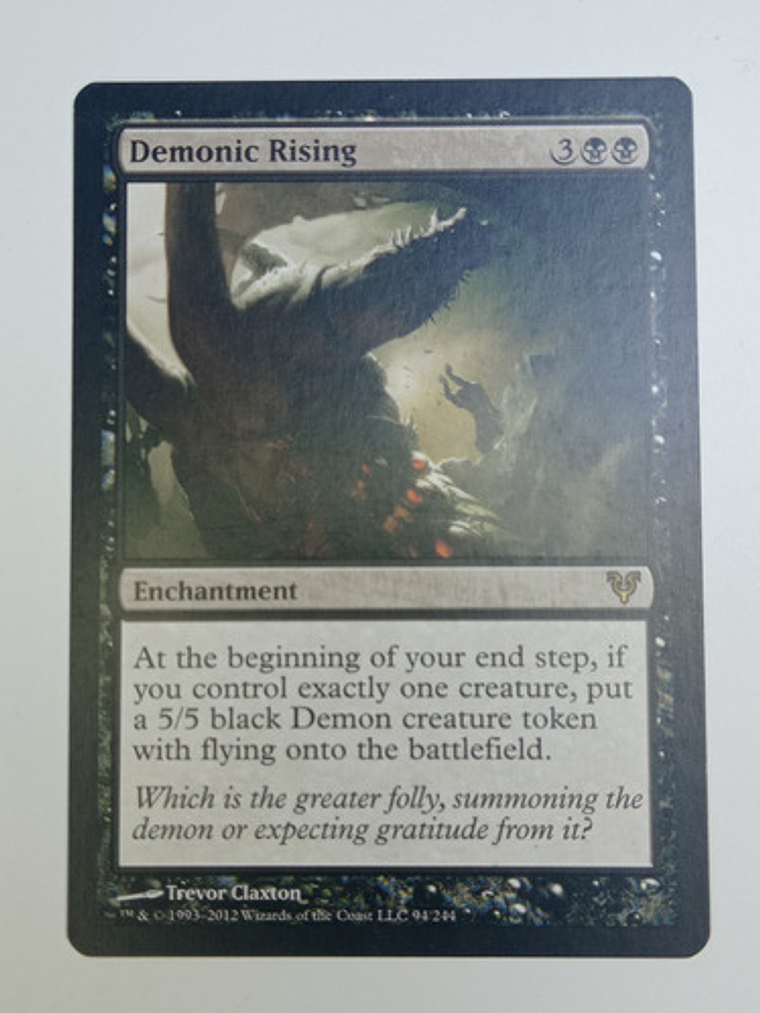 Carta Magic Demonic Rising [avacyn Restored] Mtg Enchantment 1