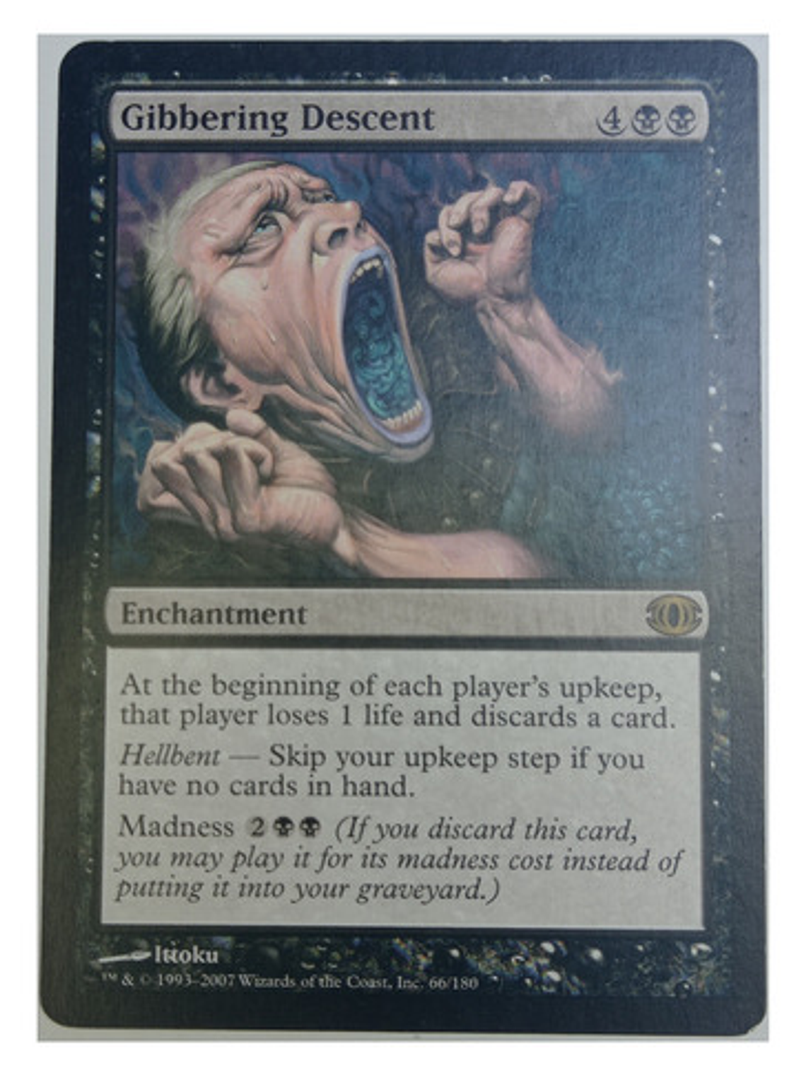 Carta Magic Gibbering Descent [future Sight] Mtg Enchantment 1