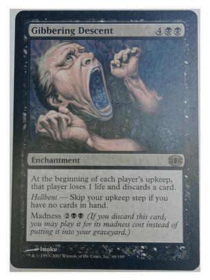 Carta Magic Gibbering Descent [future Sight] Mtg Enchantment