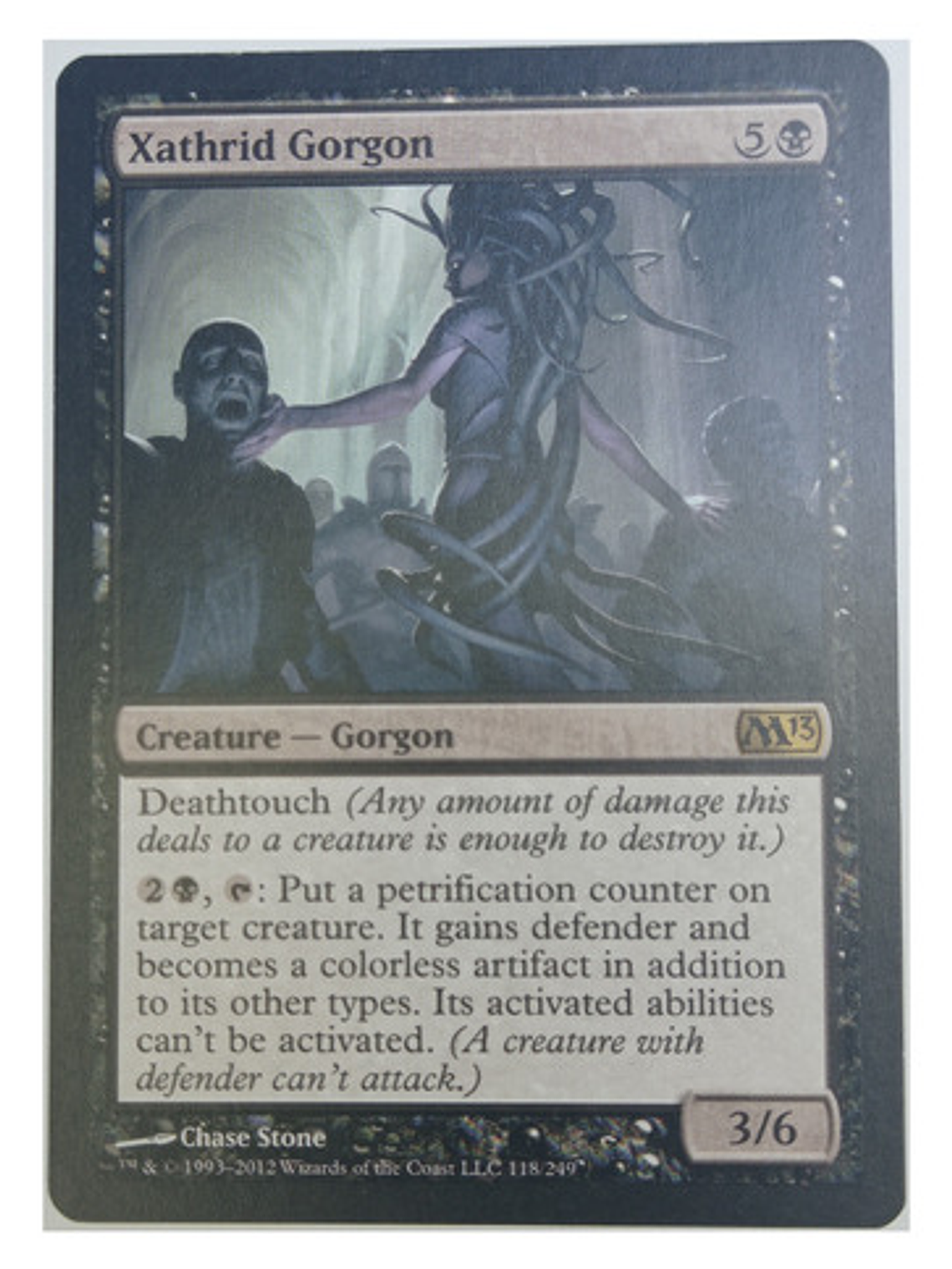 Carta Magic Xathrid Gorgon [m13] Mtg Gorgon 1