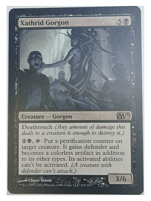 Carta Magic Xathrid Gorgon [m13] Mtg Gorgon
