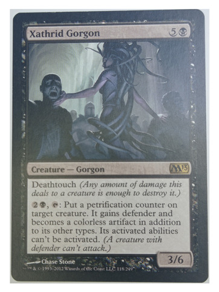 Carta Magic Xathrid Gorgon [m13] Mtg Gorgon 1