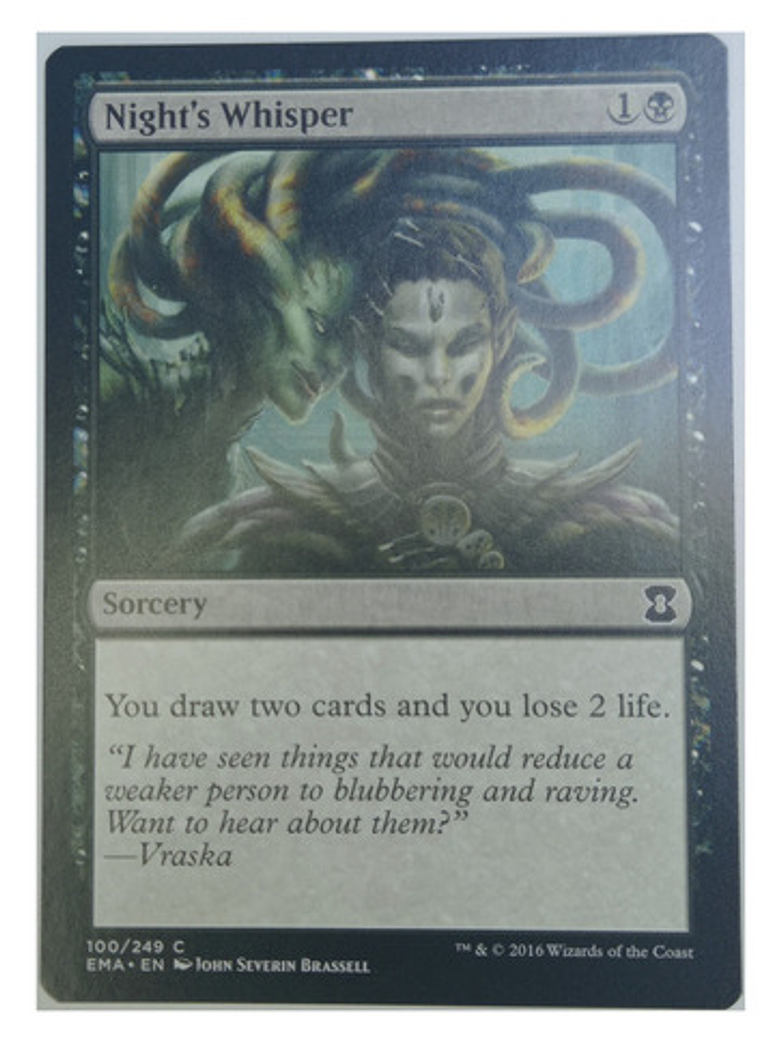 Carta Magic Night's Whisper [eternal Masters] Mtg Sorcery 1