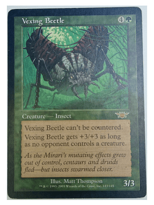 Carta Magic Vexing Beetle [legions] Mtg Insect