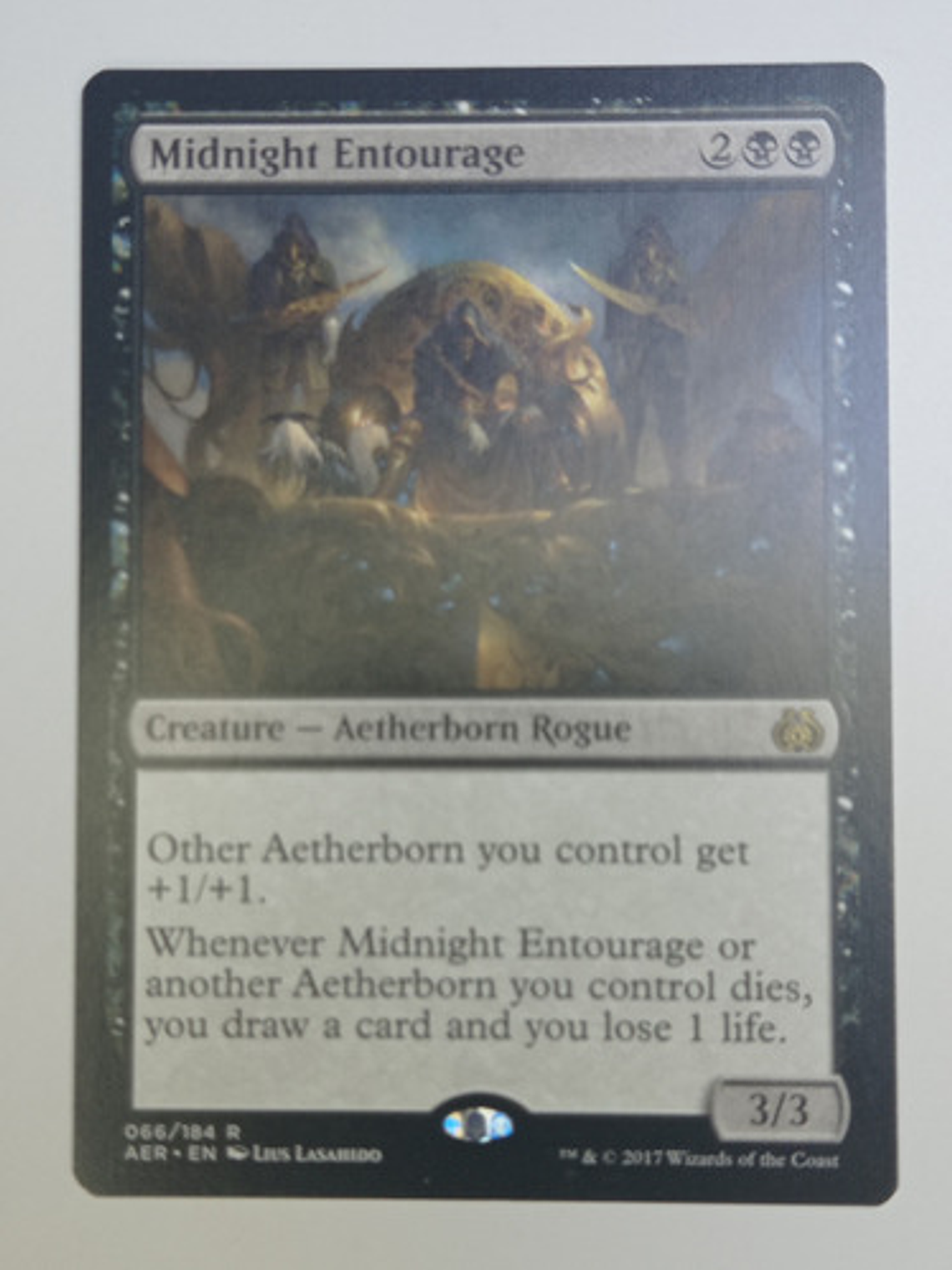 Carta Magic Midnight Entourage [aether Revolt] Mtg Rogue 1