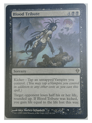 Carta Magic Blood Tribute [zendikar] Mtg Sorcery