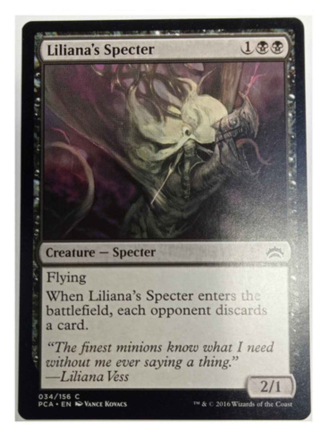Carta Magic Liliana's Specter [planechase] Mtg Creature 1