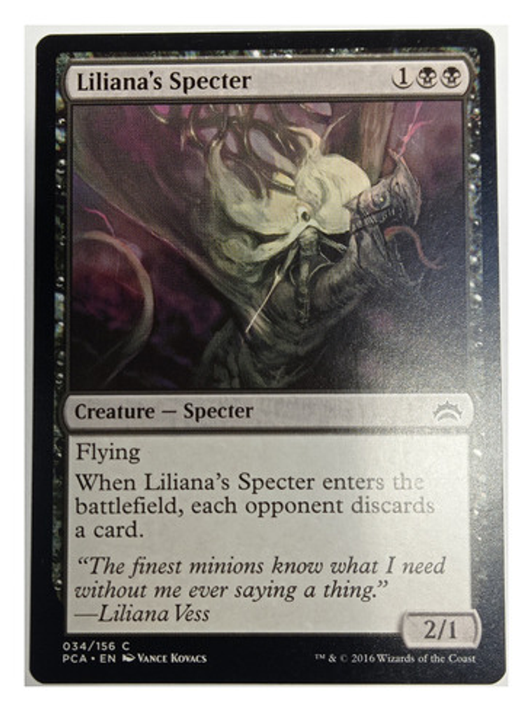 Carta Magic Liliana's Specter [planechase] Mtg Creature 1