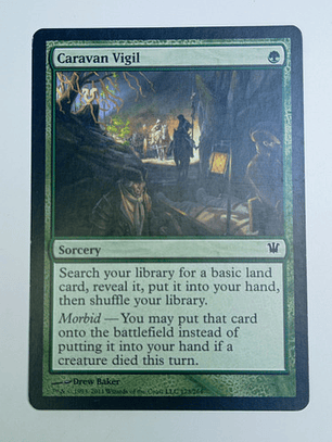 Carta Magic Caravan Vigil [innistrad] Mtg Sorcery