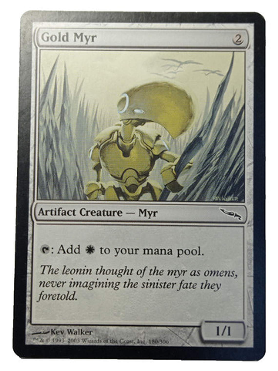 Carta Magic Gold Myr [mirrodin] Mtg Artifact 1