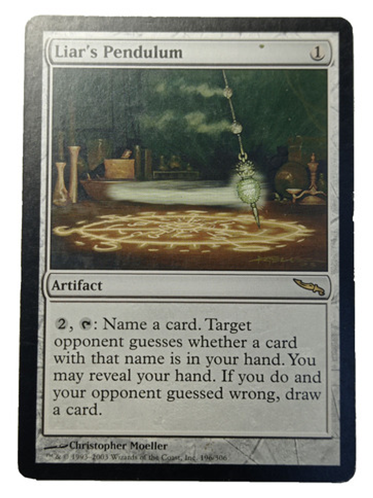 Carta Magic Liar's Pendulum [mirrodin] Mtg Artifact 1