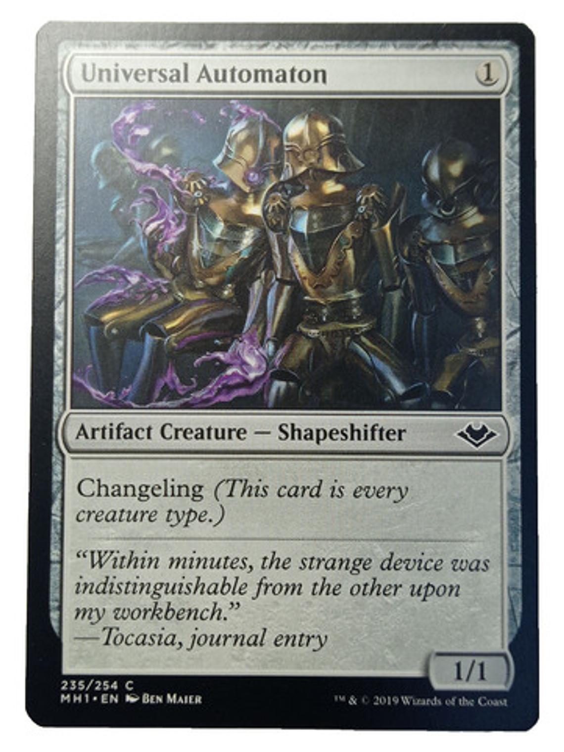 Carta Magic Universal Automaton [modern Horizons] Mtg 1