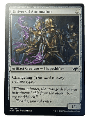Carta Magic Universal Automaton [modern Horizons] Mtg