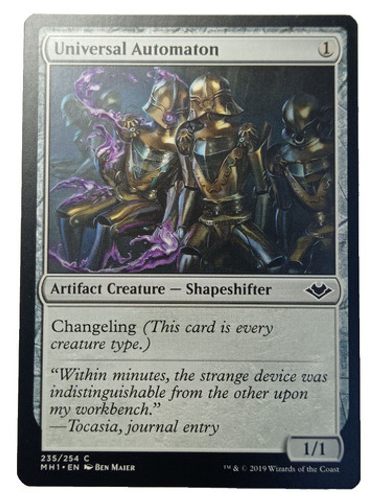 Carta Magic Universal Automaton [modern Horizons] Mtg 1