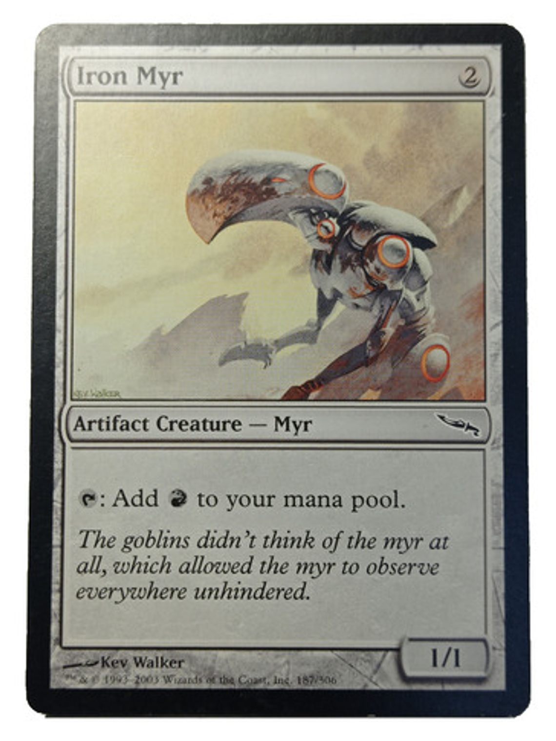 Carta Magic Iron Myr [mirrodin] Mtg Artifact 1