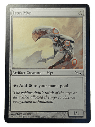 Carta Magic Iron Myr [mirrodin] Mtg Artifact