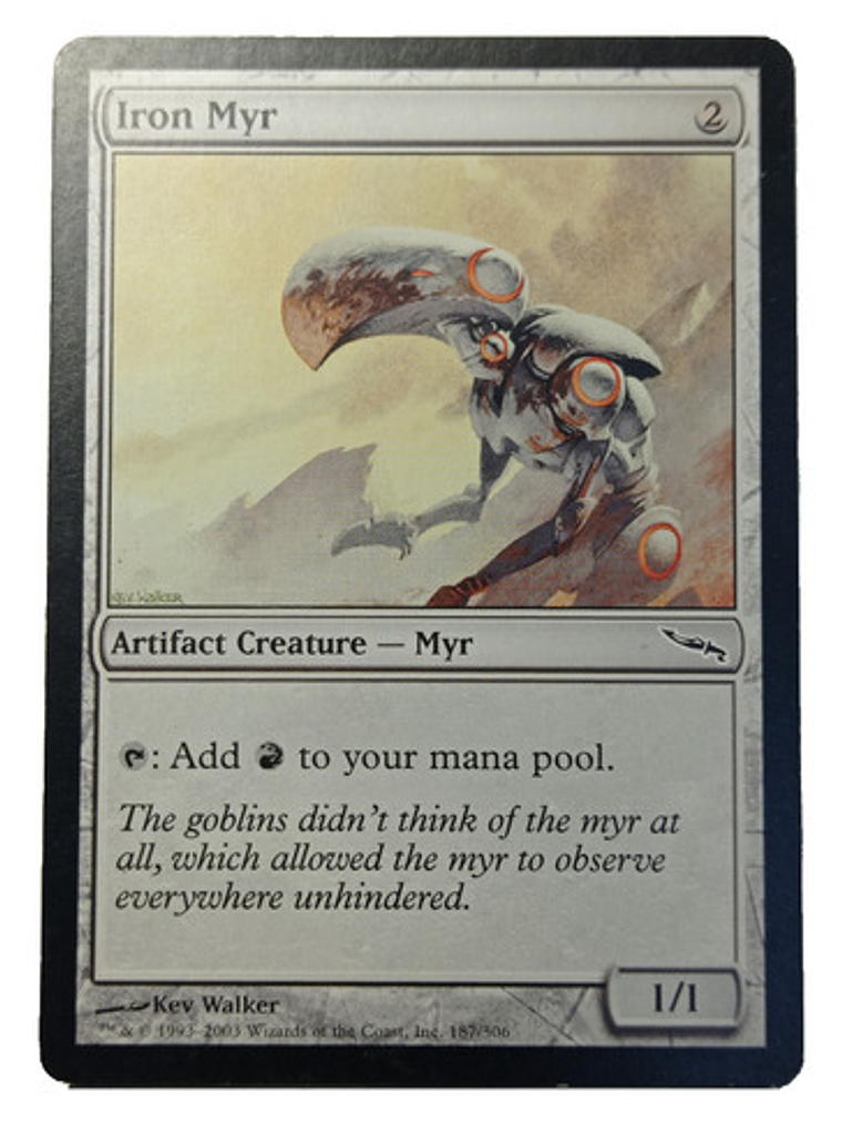 Carta Magic Iron Myr [mirrodin] Mtg Artifact 1