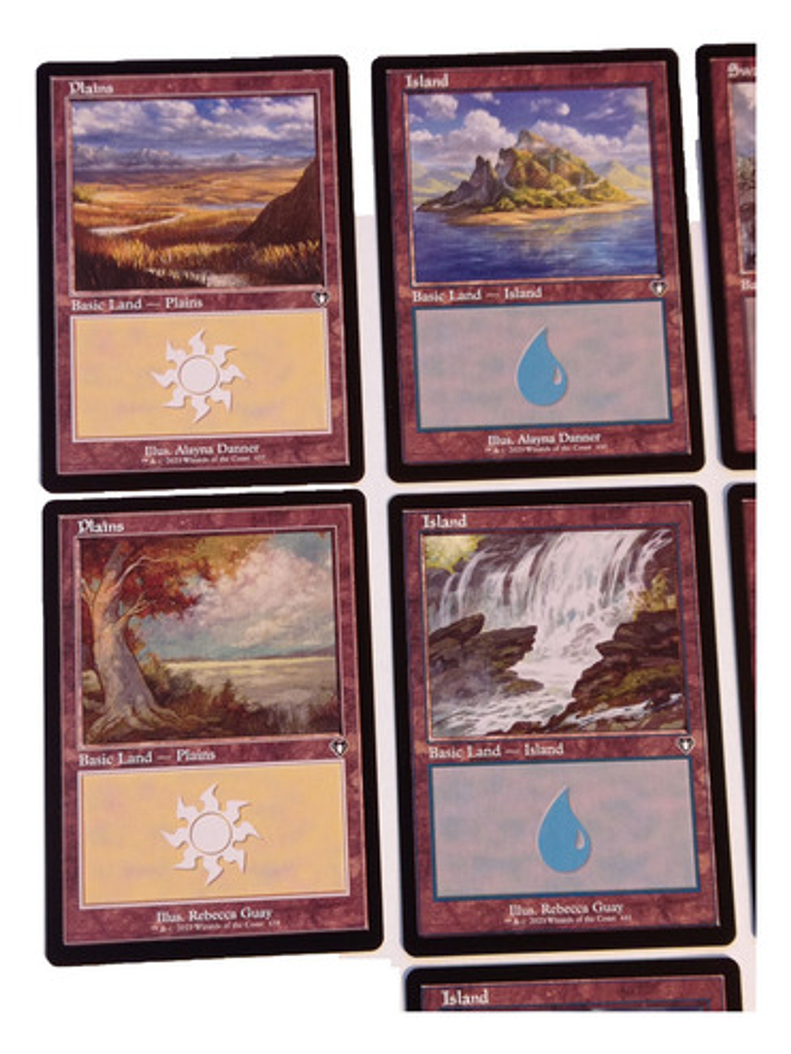 Set 15 Cartas Magic Commander Masters Lands Mtg 2