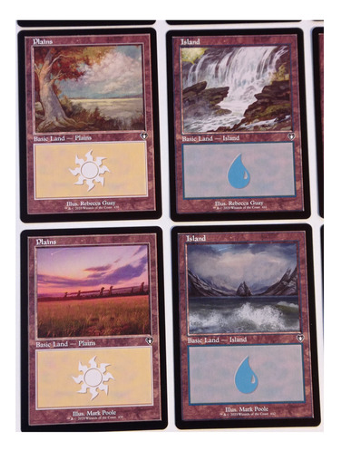 Set 15 Cartas Magic Commander Masters Lands Mtg 3