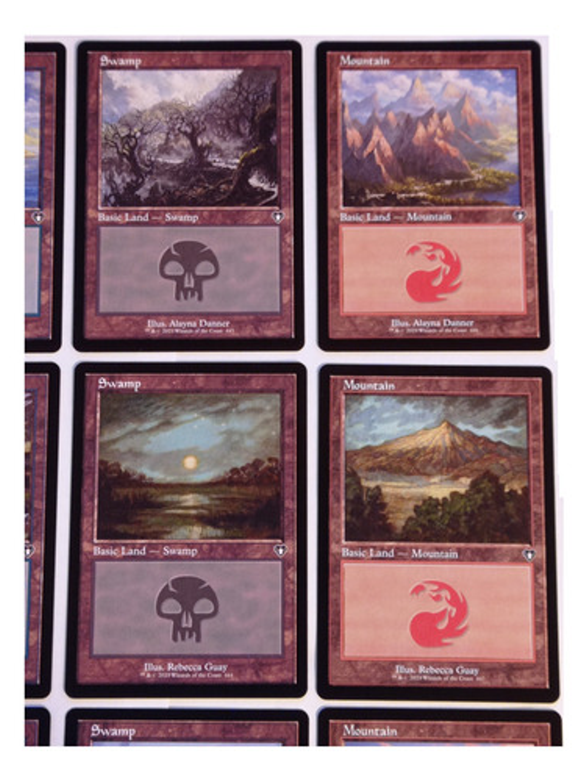 Set 15 Cartas Magic Commander Masters Lands Mtg 4