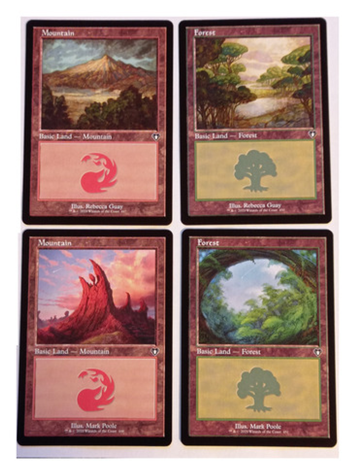 Set 15 Cartas Magic Commander Masters Lands Mtg 7