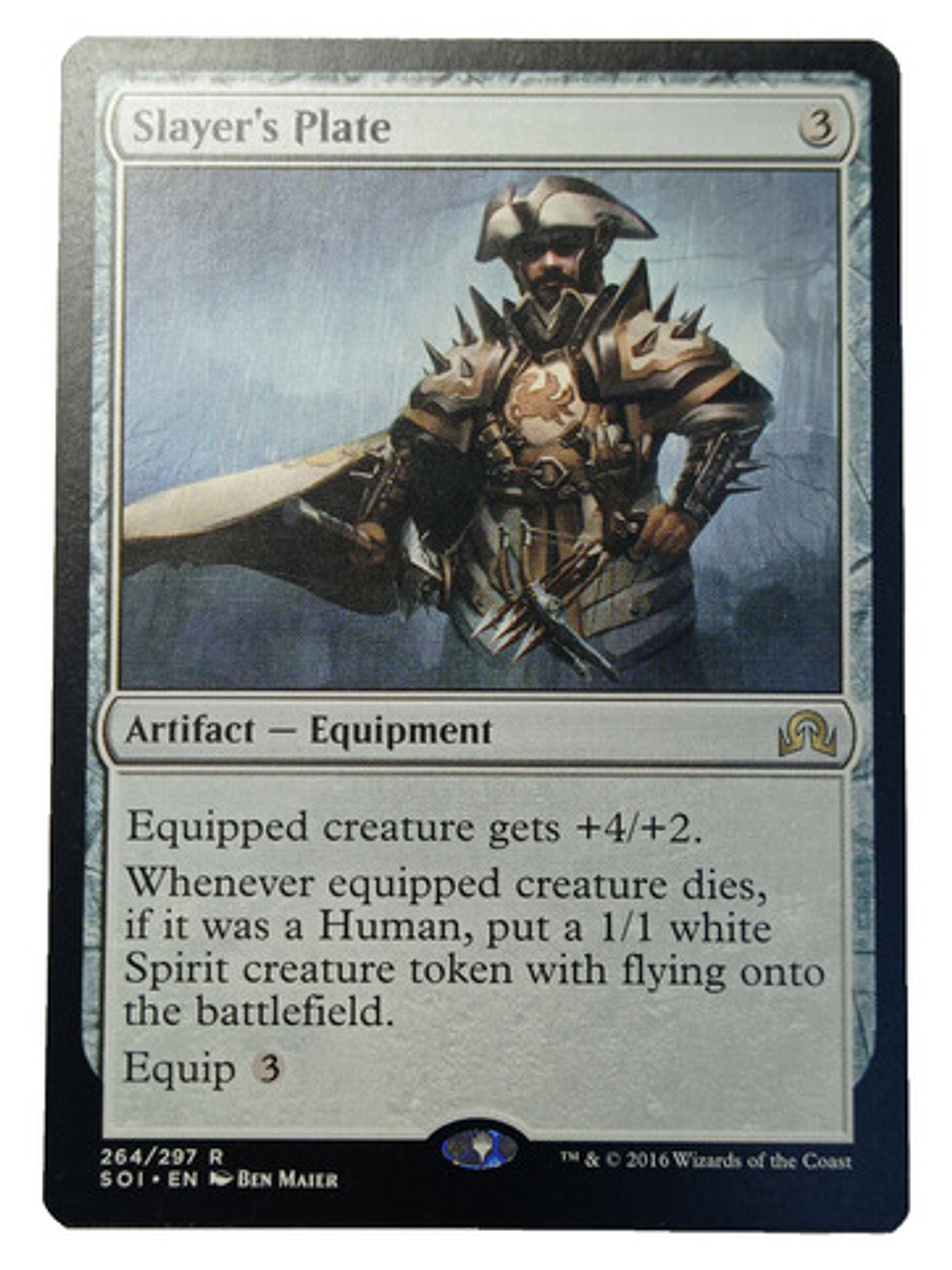 Carta Magic Slayer's Plate [shadows Innistrad] Mtg Artifact 1