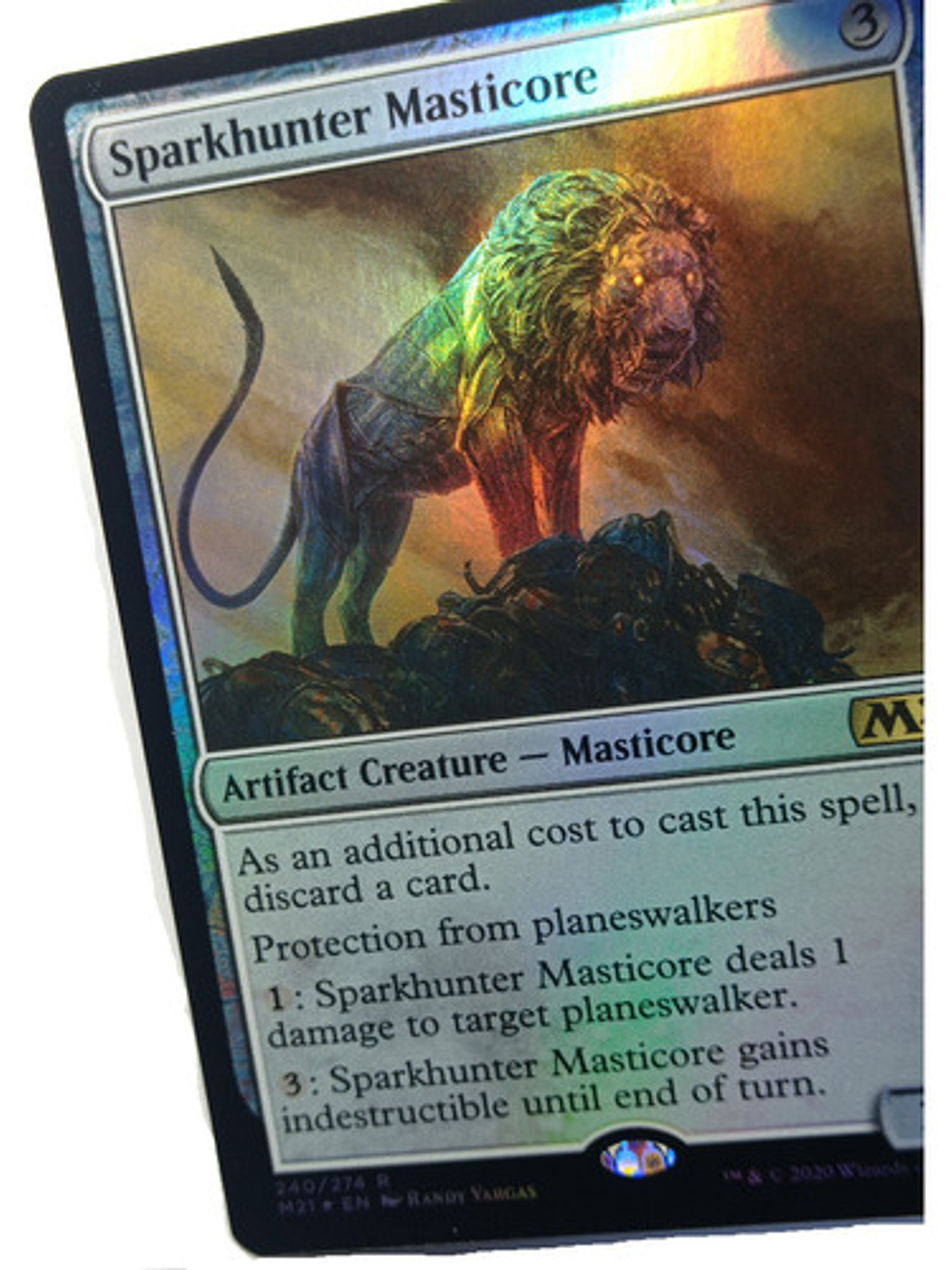 Carta Magic Sparkhunter Masticore (foil) [m21] Mtg Artifact 2