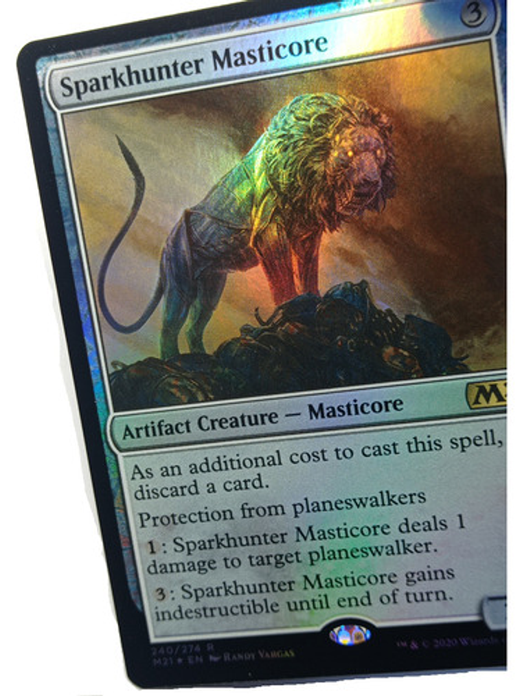 Carta Magic Sparkhunter Masticore (foil) [m21] Mtg Artifact 2