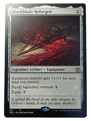 Carta Magic Blackblade Reforged [zendikar Rising] Mtg
