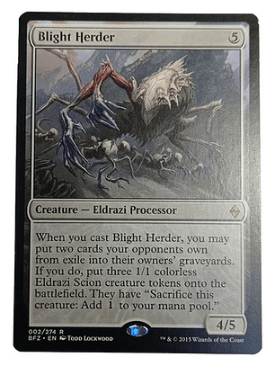 Carta Magic Blight Herder [zendikar] Mtg Eldrazi