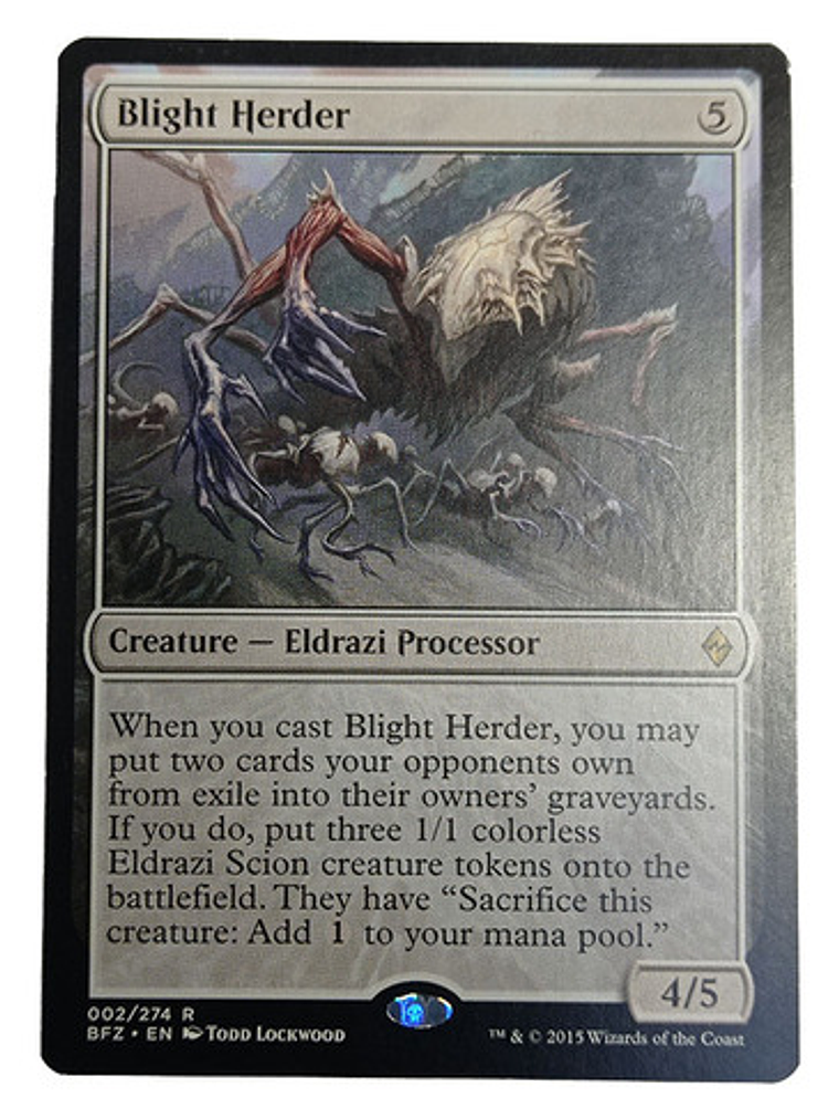 Carta Magic Blight Herder [zendikar] Mtg Eldrazi 1