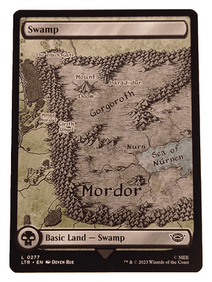 Carta Magic Lord Of The Rings Swamp Land Mtg Lotr