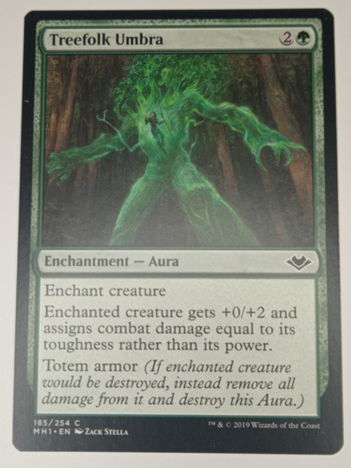 Carta Magic Treefolk Umbra [modern Horizons] Mtg Enchantment 1