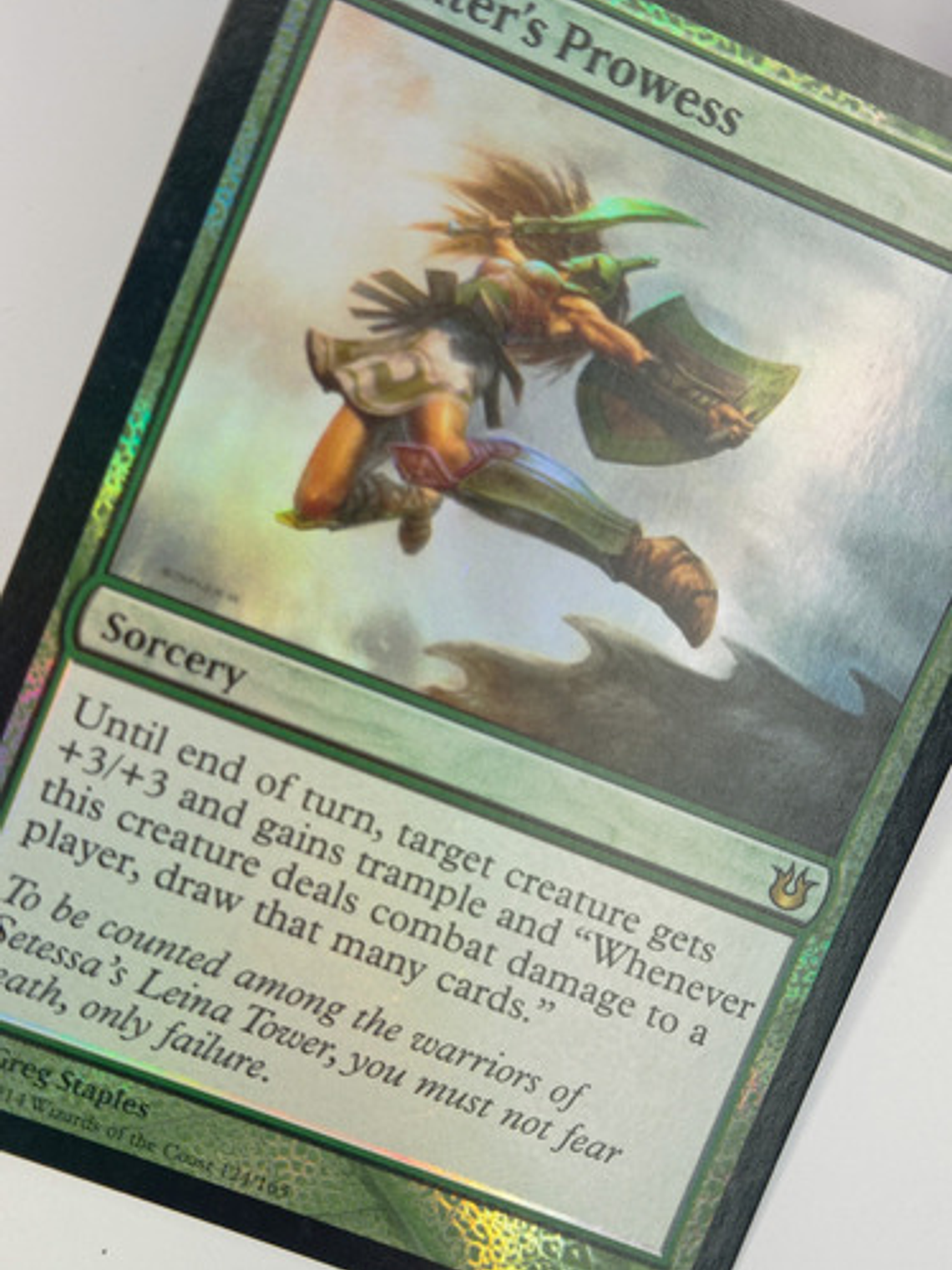 Carta Magic Hunter's Prowess (foil) [born Gods] Mtg Sorcery 2