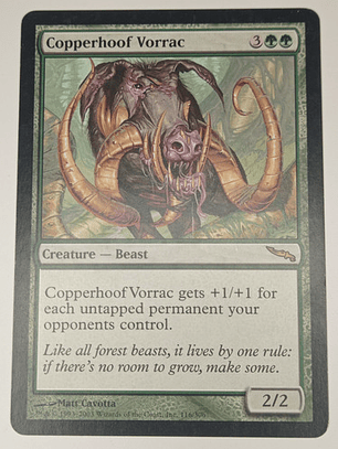 Carta Magic Copperhoof Vorrac [mirrodin] Mtg Instant