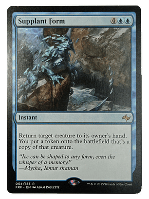 Carta Magic Supplant Form [fate Reforged] Mtg Instant