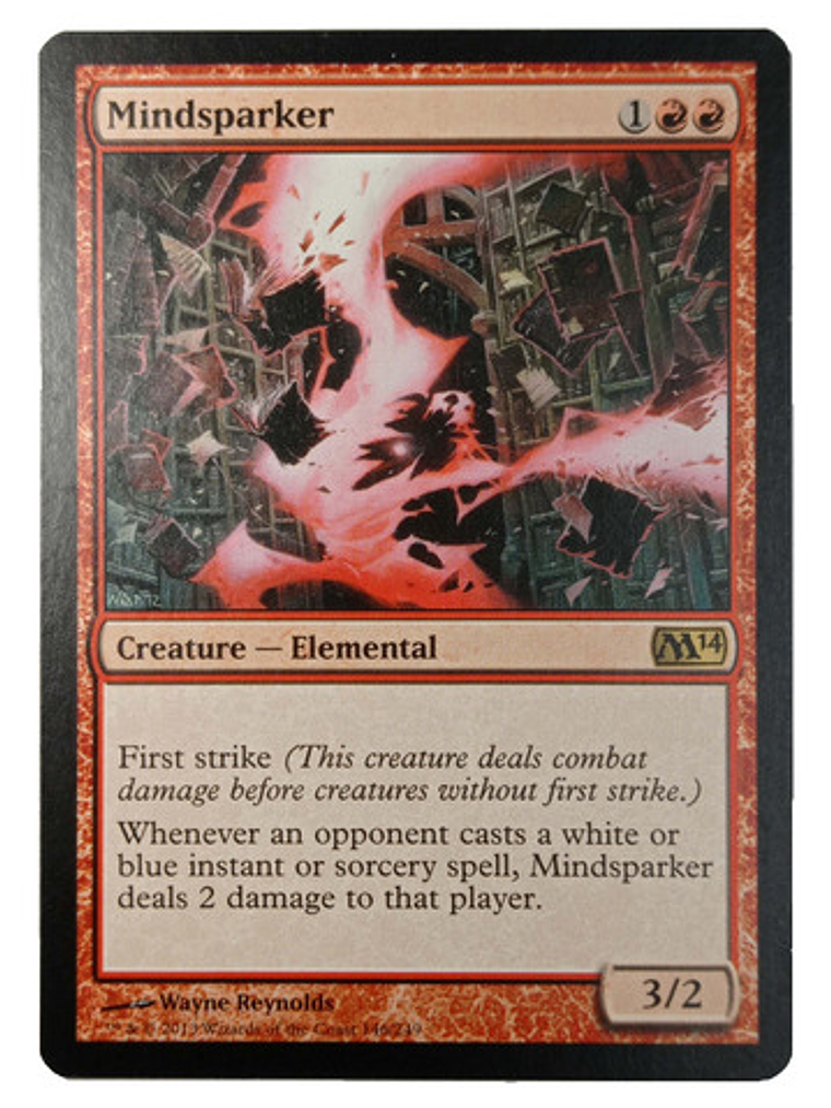 Carta Magic Mindsparker [m14] Mtg Elemental 1