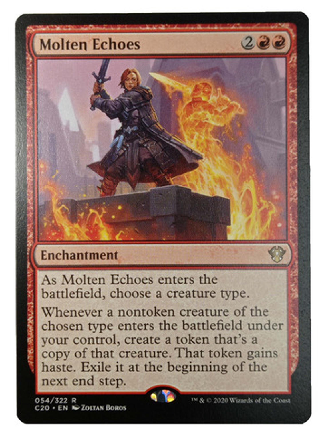 Carta Magic Molten Echoes [c20] Mtg Enchantment 1