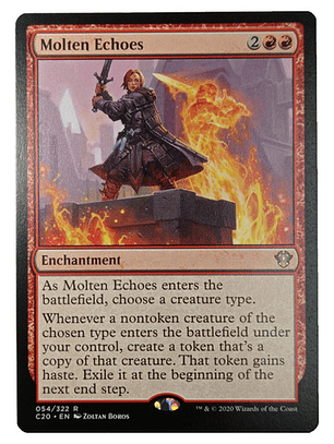 Carta Magic Molten Echoes [c20] Mtg Enchantment