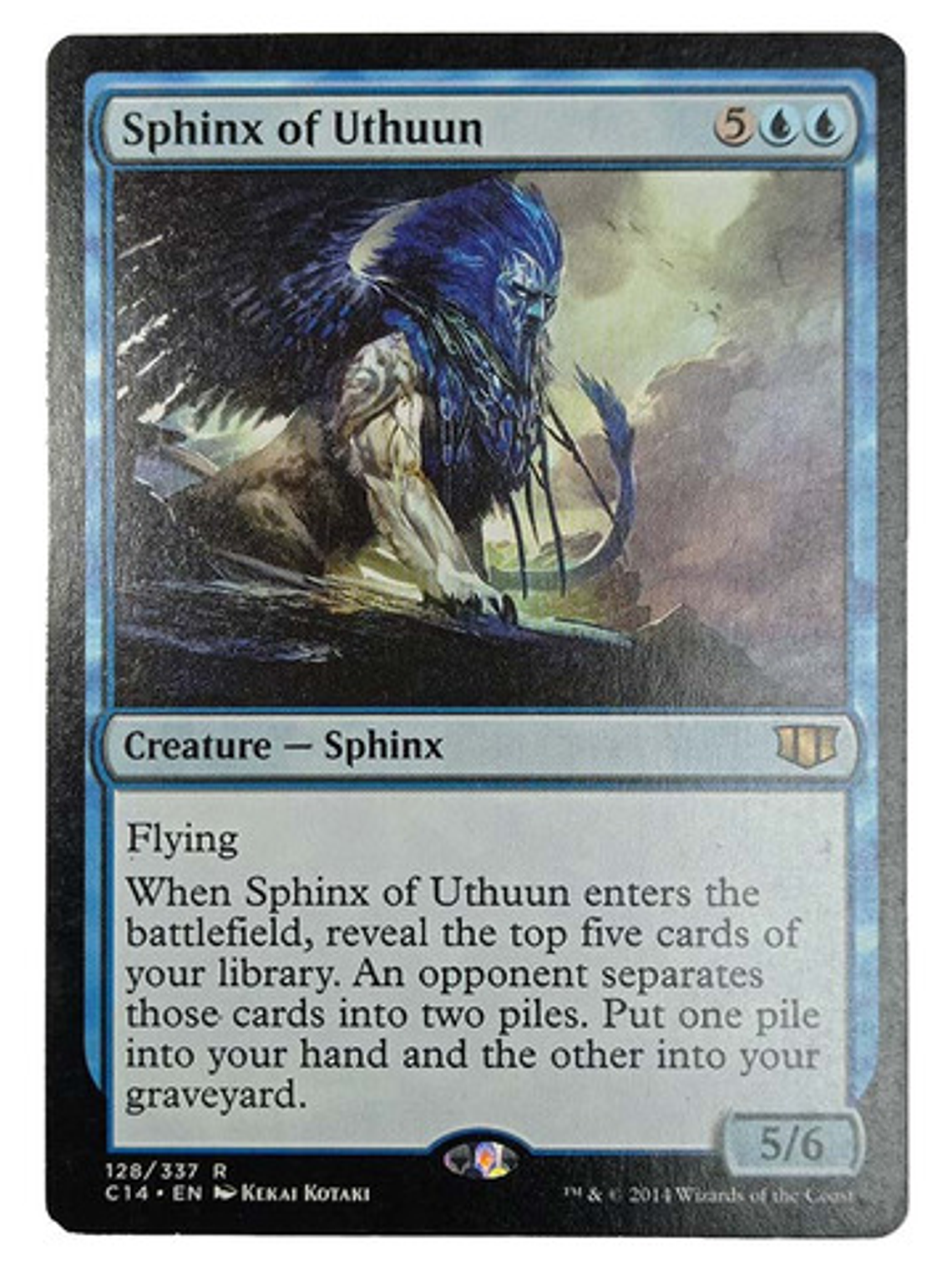 Carta Magic Sphinx Of Uthuun [c14] Mtg Sphinx 1