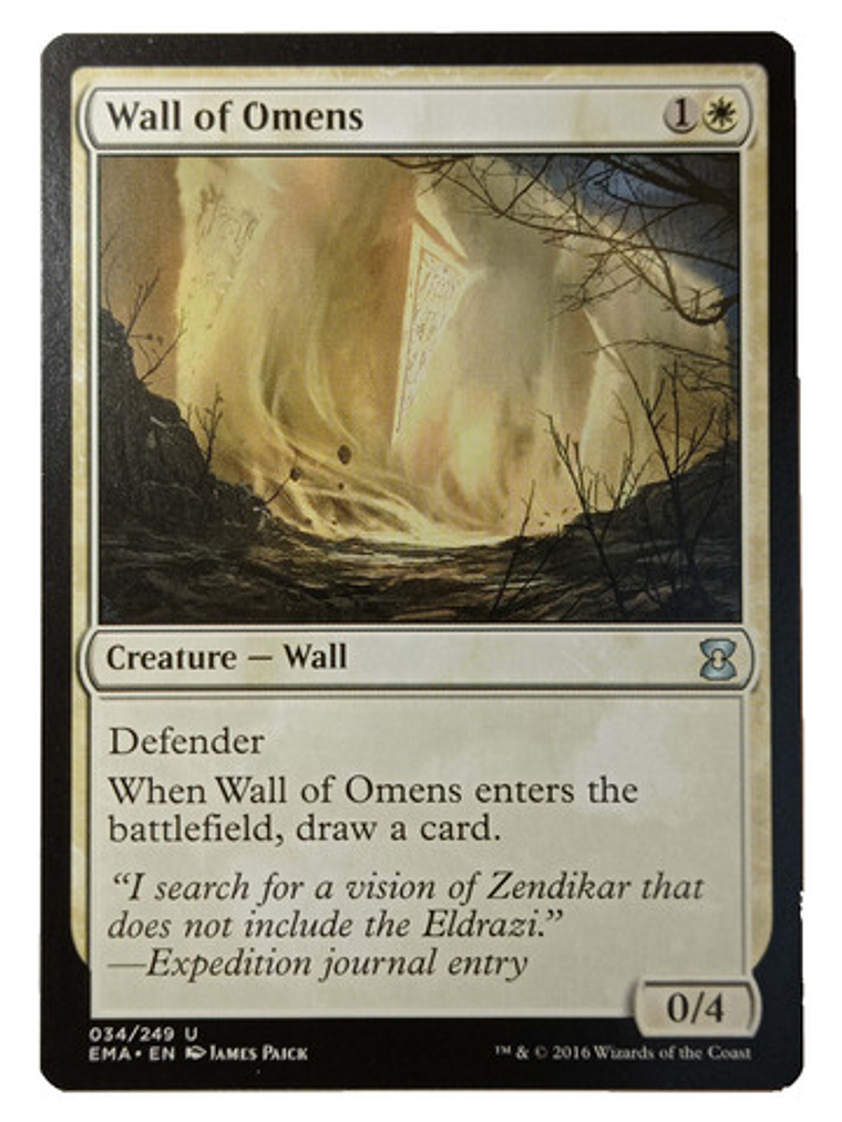 Carta Magic Wall Of Omens [mystery] Mtg Wall 1